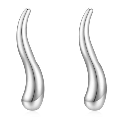 moderna statement örhängen metall